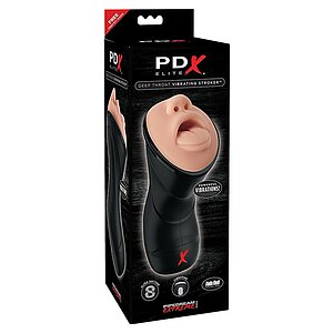 Elite Deep Vibrating Stroker Negru Thumb 3