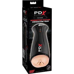 Masturbator Pipedream PDX Elite Auto-Sucțiune Texturată Negru Thumb 5