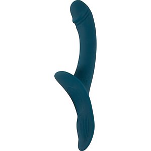 Set Strap-On You2Toys — 7 Moduri, Reîncărcabil Albastru Thumb 4