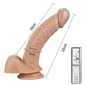 Vibrator 21cm Real Extreme Thumb 4