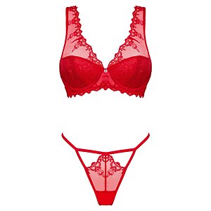 Set Obsessive Lonesia Roșu S-M Thumb 2