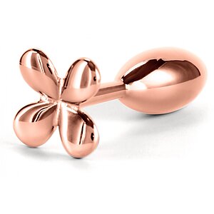 Rear Assets Clover Rose Gold, Dop Anal Din Aluminiu 9.2cm Auriu Thumb 2