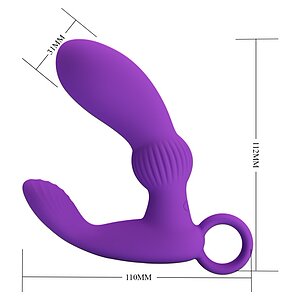 Pretty Love Cayla Purple - Masajer Prostată, 12 Funcții Thumb 11