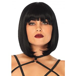 Perucă Short Natural Bob Negru pe Sexstil.ro