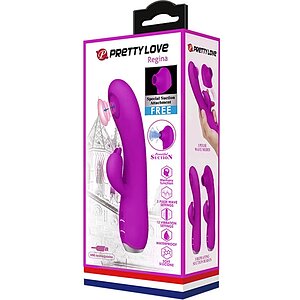 Vibrator Rabbit Pretty Love Regină Mov Thumb 3