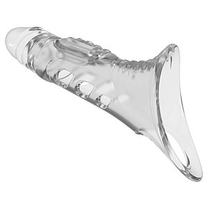 Pretty Love Manșon Penis Din TPE, Extensie Discretă Transparent Thumb 5