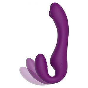 XOCOON Strapless Pulse Vibe Mov – 3 Motoare, Telecomandă Thumb 2