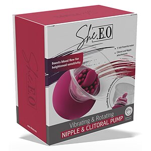 Pompă Rotativă și Vibrantă 5 Moduri Roz Thumb 9