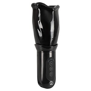 Stroker Rotativ Reîncărcabil — 4 Moduri, 3 Viteze, 8 cm Negru Thumb 1