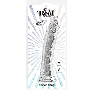 Clear Dong 9 Inch Transparent Thumb 2