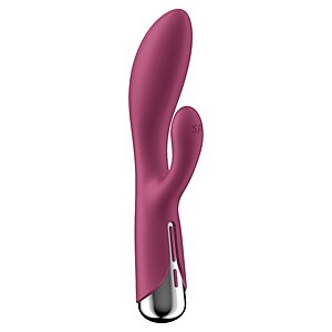 Vibrator Satisfyer Spinning Rabbit 1 Roșu Thumb 1