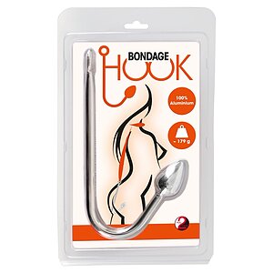 Anal Plug You2Toys Bondage Hook Argintiu Thumb 3