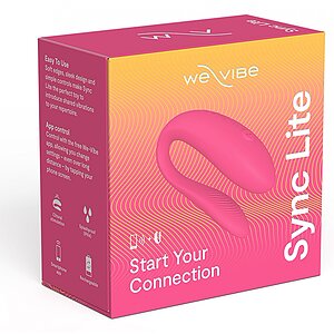 WeVibe Sync Lite Roz, 10 Moduri, Reîncărcabil Discret Thumb 6
