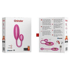 ONINDER Denver Vibrating Egg Roz, Moduri, Reîncărcabil Thumb 6