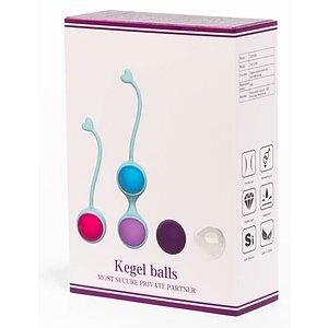 Beautiful Kegel Set: 5 Bile Vaginale Progresive, Discrete Thumb 3
