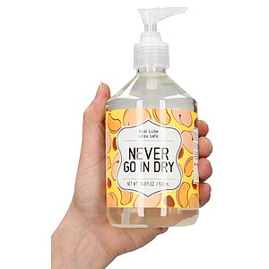 Lubrifiant Anal pe Bază de Apă Never Go In Dry 500 ml Thumb 1