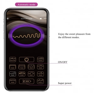 Pretty Love Casper Purple — Ou Vibrator 12 Moduri, USB Mov Thumb 4
