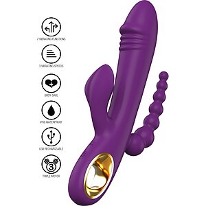 Caleona Triple Temptation ToyJoy 3 Motoare Mov Thumb 3