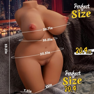 Mistress Basilia Torso Masturbator 3 Orificii Impermeabil Thumb 12