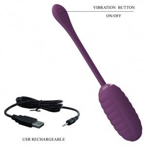 Pretty Love Casper Purple — Ou Vibrator 12 Moduri, USB Mov Thumb 20