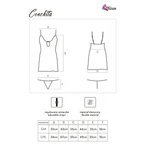 Chemise LivCo Conchita Negru S-M Thumb 3