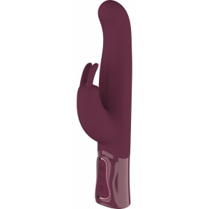 She.E.O Rabbit Rotativ Reîncărcabil — 10 Vibrații, 3 Rotații Vișiniu Thumb 5