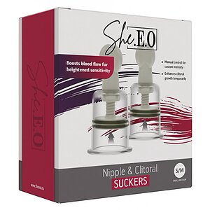 Ventuze Pentru Clitoris și Mameloane Transparent Thumb 7