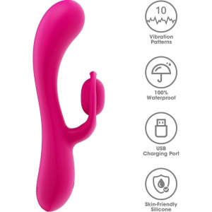 Lovetoy Orbit Stimulator Clitoridian Reîncărcabil, 7 Moduri Roz Thumb 15
