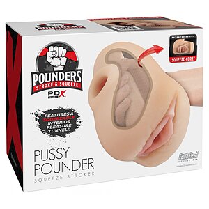 Pipedream Masturbator Squeeze cu Vibrații Thumb 8