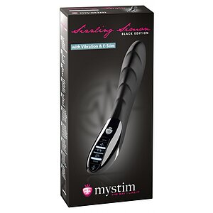Sizzling Simon Estim Vibrator Negru Thumb 1