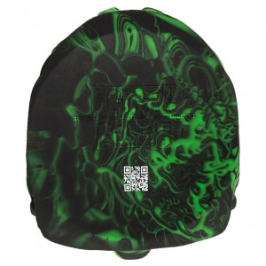 Beasty Lizard Peak — Dildo Din silicon Lichid cu Ventuză 22 cm Verde Thumb 9