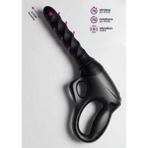 Cadence Fatale PRO+ — Vibrator Rotativ, 9 Moduri, 2,5 cm Thumb 3
