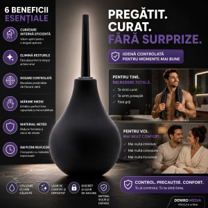 Anal Irigator Medium Negru Thumb 2
