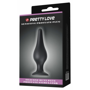 Anal Plug Pretty Love Sensitive Negru Thumb 4