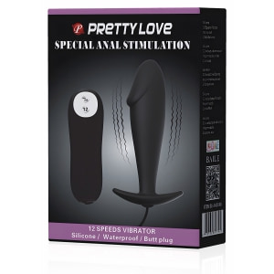 Anal Plug Pretty Love Stimulation Negru Thumb 12