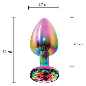 Anal Plug Twilight Jewel Small Multicolor Thumb 1