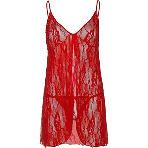 Babydoll Leg Avenue Kamiyah Roșu XS-L Thumb 2