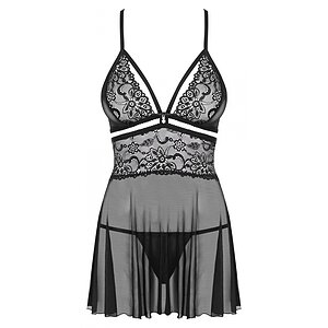 Babydoll Obsessive 838-BAB Negru S-M Thumb 2
