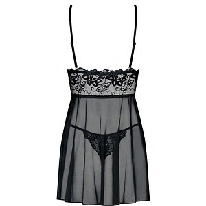 Babydoll Obsessive Idilia Negru S-M Thumb 3