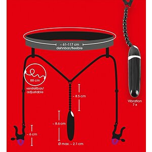 Bad Kitty Spreader With Vibration Negru Thumb 6