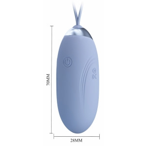 Jenny Vibrator Compact 12 Moduri Reîncărcabil USB Albastru Thumb 4