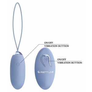 Jenny Vibrator Compact 12 Moduri Reîncărcabil USB Albastru Thumb 2