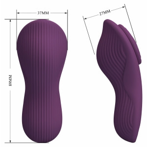 Mane Vibrator Clitoridian Magnetic Reîncărcabil Bluetooth Mov Thumb 5