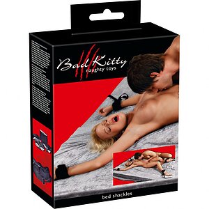 Set 4 Cătușe Bed Shackles Bad Kitty Negru Thumb 2