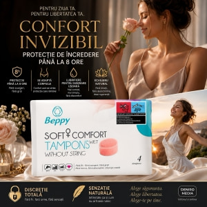 Beppy Soft Și Comfort Wet — Tampoane Interne 4 buc, Până La 8h Thumb 3