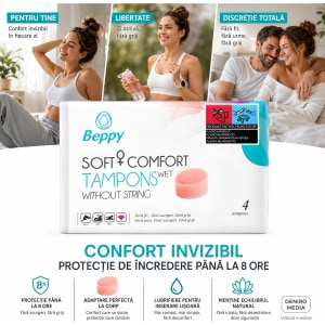 Beppy Soft Și Comfort Wet — Tampoane Interne 4 buc, Până La 8h Thumb 5
