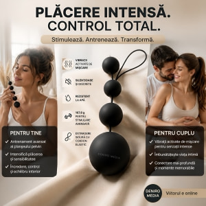 Bile Anale Deluxe Vibro Negru Thumb 6