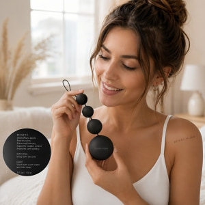 Bile Anale Deluxe Vibro Negru Thumb 8