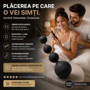Bile Anale Deluxe Vibro Negru Thumb 4