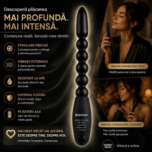 Bile Anale Pleaser Power Negru Thumb 3